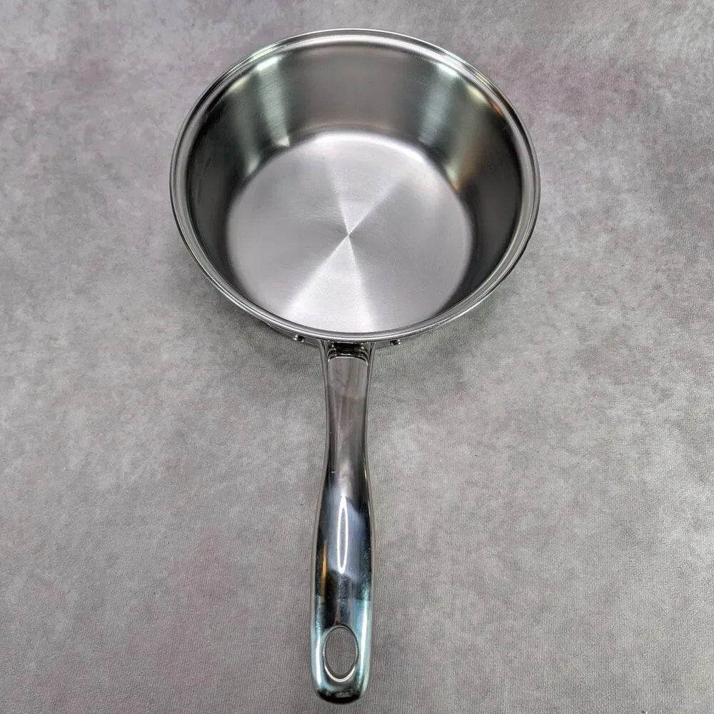 Tramontina 18/10 Stainless Steel Cookware Set 2 Qt Saucepan Skillet Frying Pan